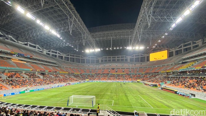JIS saat Brasil vs Argentina di Piala Dunia U-17 2023