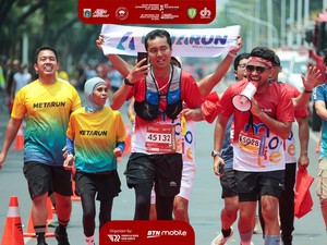Sukses Finish Marathon di Jakarta, Osha Penyandang Autisme Beberkan Prosesnya