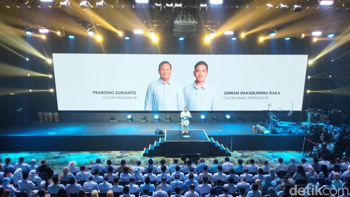 Pengukuhan TKD Prabowo-Gibran Jabar di Bandung.