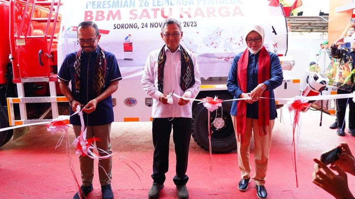 Peresmian SPBU BBM satu harga