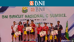 Foto: Podium Juara BNI Sirnas C Palembang