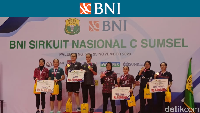 Ada Anggia Shitta Awanda/Putri Larasati yang juara Ganda Dewasa Putri. Foto: Irawan/detikcom