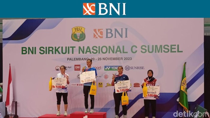 Podium BNI Sirnas C 2023, Tunggal dewasa putri U-23 Podium BNI Sirnas C 2023, Tunggal dewasa putri U-23