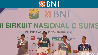 Ada Jelang Fajar di podium teratas Tunggal Dewasa Putra U-23. Foto: Irawan/detikcom