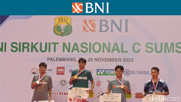 Podium BNI Sirnas C 2023, Tunggal Putra U-23 Podium BNI Sirnas C 2023, Tunggal Putra U-23