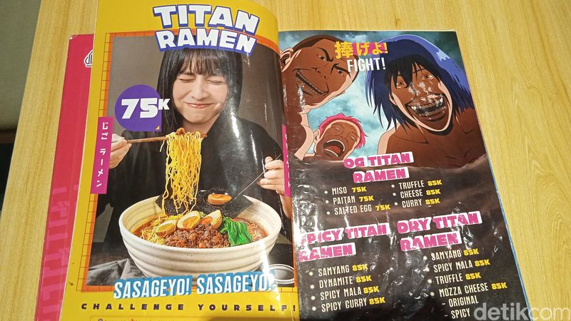 Unik! Ramen Seberat 3 Kilogram Ini Terinspirasi Anime Attack of Titan