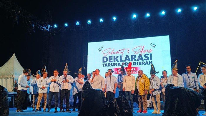 Relawan Taruna Pro Gibran deklarasi dukung Prabowo-Gibran