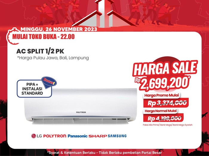 Transmart Full Day Sale- AC 1/2 PK