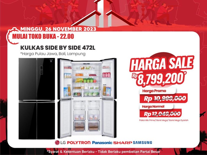 Transmart Full Day Sale-Kulkas