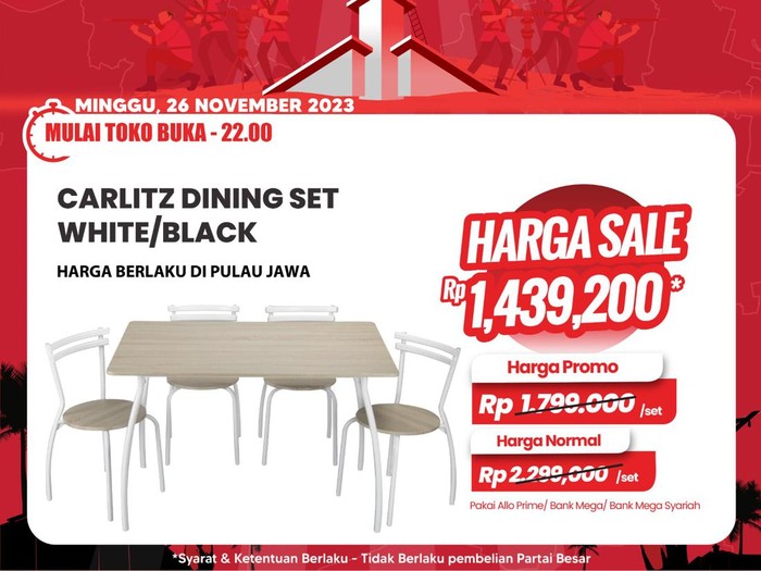 Transmart Full Day Sale-Meja Makan