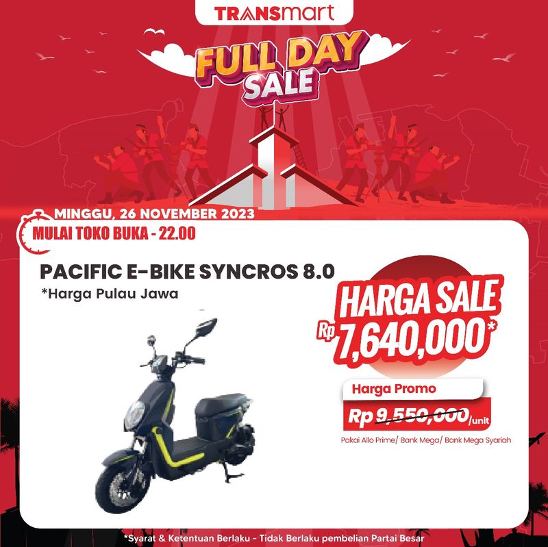 Transmart Full Day Sale-Sepeda Listrik