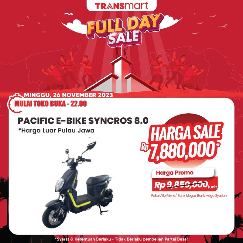 Transmart Full Day Sale-Sepeda Listrik