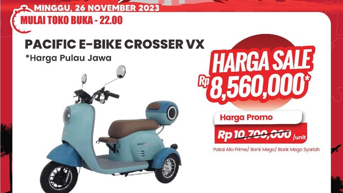 Transmart Full Day Sale-Sepeda Listrik