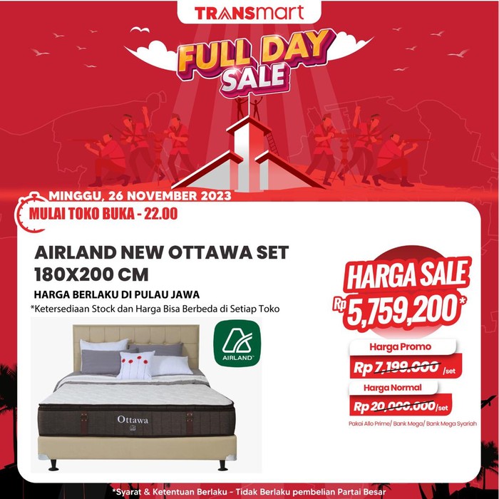 Transmart Full Day Sale Springbed Airland Ottawa