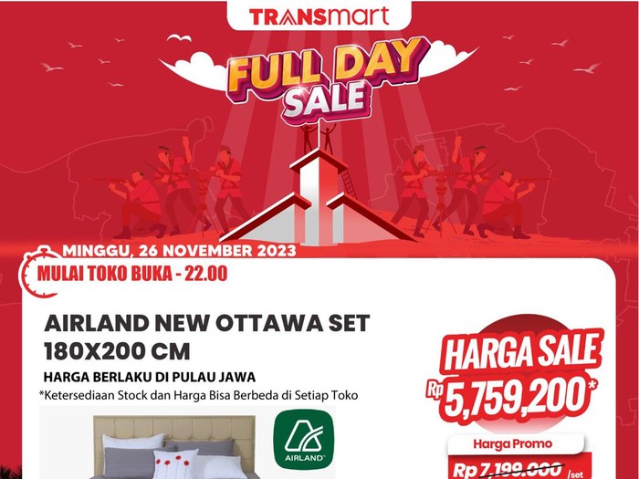 Transmart Full Day Sale Springbed Airland Ottawa