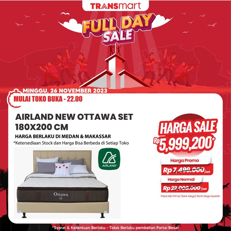 Transmart Full Day Sale Springbed Airland Ottawa