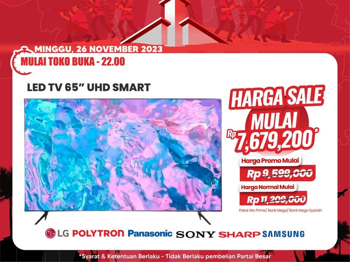 Transmart Full Day Sale- TV LED UHD Smart