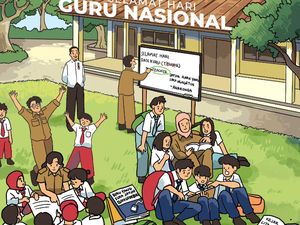 Ilustrasi Ucapan Hari Guru dari Jokowi: Belajar di Luar Kelas yang Menyenangkan
