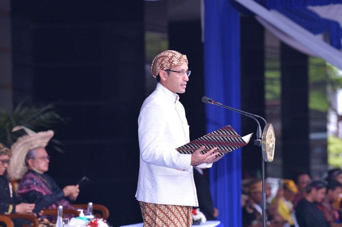 Upacara Hari Guru Nasional 2023 di Kemendikbudristek