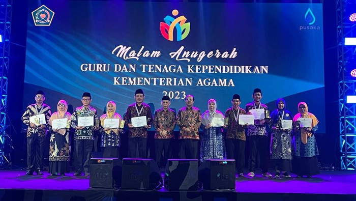 10 Guru Agama Islam raih penghargaan di HGN 2023.