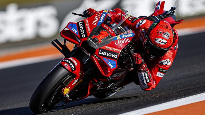 Francesco Bagnaia di MotoGP Valencia 2023