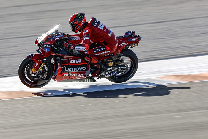Francesco Bagnaia di MotoGP Valencia 2023