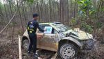 Potret Mobil Eks Wagub Sumut yang Rusak Usai Tabrak Batu saat APRC