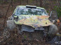 Potret Mobil Eks Wagub Sumut yang Rusak Usai Tabrak Batu saat APRC