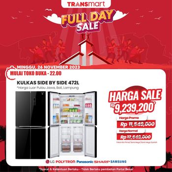 Kulkas Transmart Full Day Sale