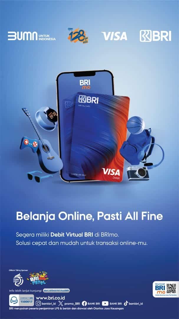 Peluncuran Debit Virtual BRI & VIsa, Sabti 25 November 2023