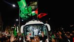 Sambutan Meriah untuk Warga Palestina yang Dibebaskan Israel