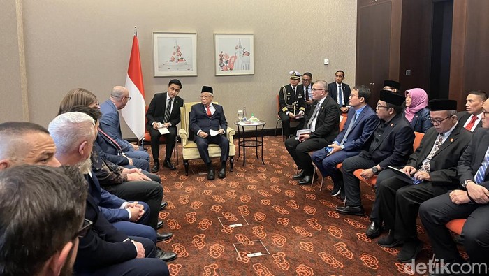Wapres Maruf Amin di Bratislava, Slovakia (Kanavino/detikcom)
