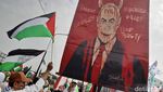 Warga Depok Turun ke Jalan Dukung Palestina