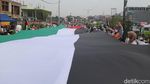 Warga Depok Turun ke Jalan Dukung Palestina