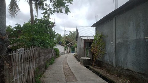 Suasana Dusun Jambik, Desa Tanak Awu, Kecamatan Pujut, Lombok Tengah.
