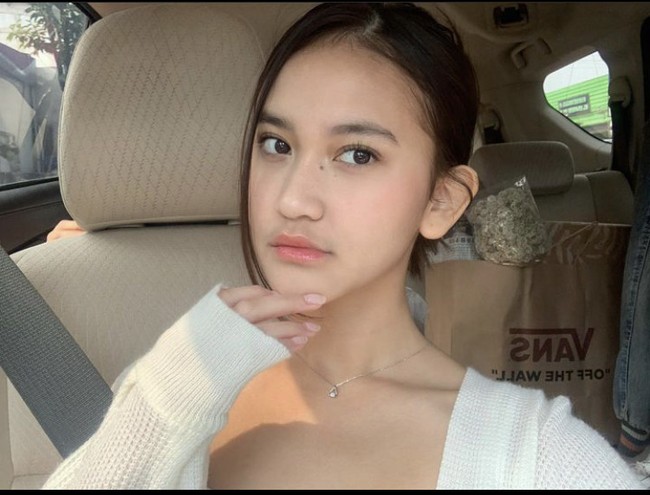 Leya juga sempat menjadi perbincangan hangat karena diisukan berpcaran dengan Rizwan Fadilah, anak ketiga komedian Sule yang kemudian menuai perhatian para penggemarnya. Foto: Dok. Instagram Harleyava Princy