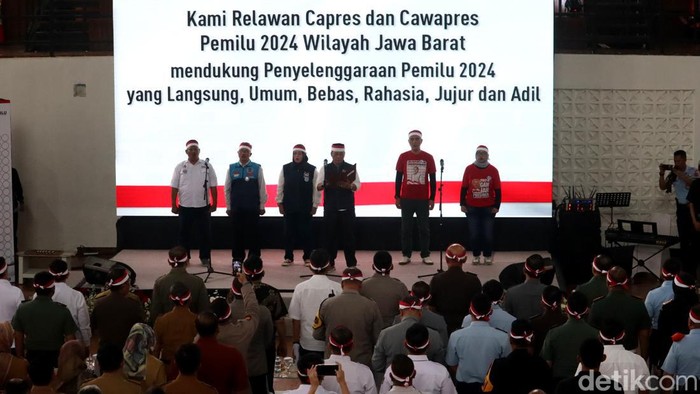 Deklarasi relawan capres-cawapres di Jabar.