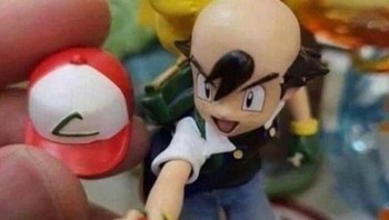 Ternayat dia sudah botak. Foto: Bored Panda