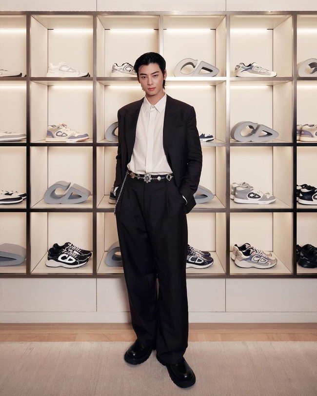 Cha Eun Woo belum dinobatkan sebagai brand ambassador DIOR. Namun, bintang drama Korea A Good Day to Be a Dog itu kerap bekerjasama dengan DIOR dalam berbagai kesempatan sebagai modelnya. Foto: Instagram