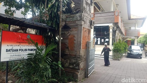 Kantor Satpol PP Denpasar di Jalan Kecubung I Nomor 4, Denpasar Timur, Denpasar, Bali. (Ni Made Lastri Karsiani Putri-detikBali)