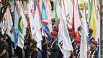 Kirab Bendera Pemilu Terbanyak Pecahkan Rekor MURI