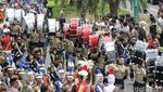 Kirab Bendera Pemilu Terbanyak Pecahkan Rekor MURI