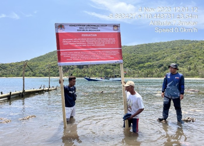 KLHK Tindak Pelaku Pencemaran Kawasan Taman Nasional Karimunjawa