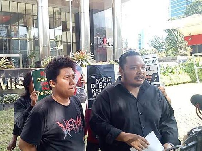 Koordinator Komite Mahasiswa dan Rakyat untuk Demokrasi (Komrad) Pancasila Antoni Yudha (Kanan). (Dok. istimewa)