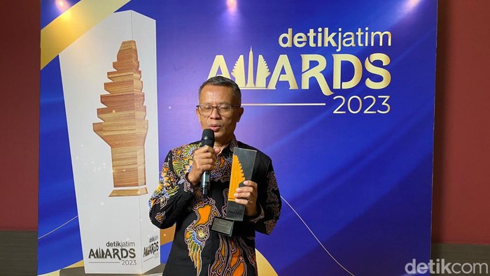 Krisna Triatmojo selaku Asisten Ekonomi dan Pembangunan Pemkab Blitar.