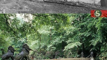Dulu tandus, kini dipenuhi dengan pepohonan. Tiergarten di Berlin, pada tahun 1945 dan 2021. Foto: Boredpanda
