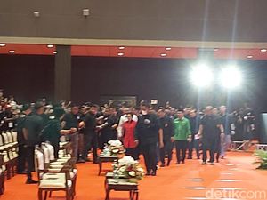 Megawati Hadiri Rakornas Relawan Ganjar-Mahfud di Jiexpo