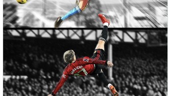 Bahkan ada yang menyandingkan dengan bicycle kick Garnacho dengan anime Captain Tsubasa. Foto: X