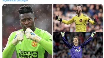 Andre Onana tampil impresif dan clean sheets. Foto: X