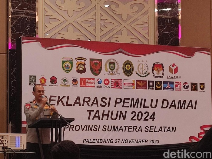 Polda Sumsel menyiagakan ratusan personel mengawal kampanye Pemilu 2024